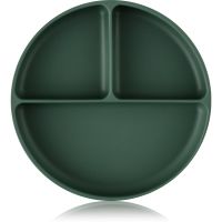 Petite&Mars Take&Match 6m+ секційна тарілка круглий Misty Green 1 кс