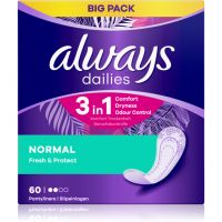 Always Dailies Normal Fresh & Protect дамски превръзки 60 бр.