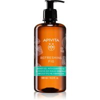 Apivita Refreshing Fig Shower Gel osvežujoč gel za prhanje z eteričnimi olji 500 ml