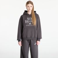 Φούτερ New Balance Linear Heritage Fleece Hoodie Faded Black M