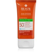 Rilastil Sun System Water Touch schützende matte Creme für fettige Haut mit Schönheitsfehlern SPF 50+ 50 ml
