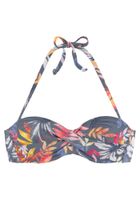 VIVANCE Bikini gornji dio  golublje plava / žuta / tamo siva / roza / crvena