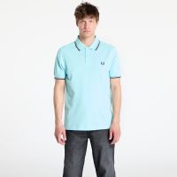 Koszulka FRED PERRY Twin Tipped Shirt Mint Blue/ Olive Mint/ French Navy M