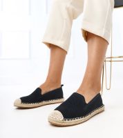 Gemre Czarne espadryle na platformie Luna