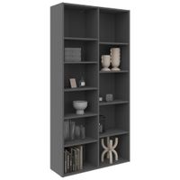Boxxx REGÁL, antracitová, 80/160/26 cm