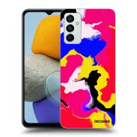 Silikónový prehľadný obal pre Samsung Galaxy M23 5G - Watercolor