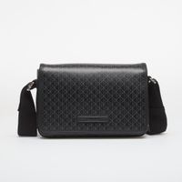 Τσάντα Calvin Klein Emblem Aop Coated Small Flap Mes Black/ Aop Universal