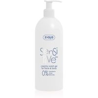 Ziaja Sensitive gel za pranje lica i tijela za osjetljivu i nadraženu kožu 400 ml