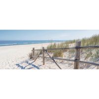 Euroart SKLENENÝ OBRAZ, pláž a more, 50/125/1,40 cm