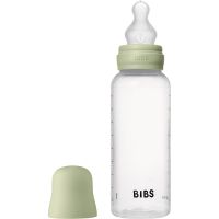 BIBS Anti-Colic Baby Bottle Silicone antikolična steklenička Sage 270 ml