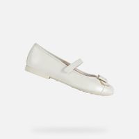 Bílé dívčí baleríny Geox Plie