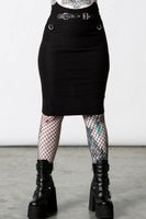 Damen Rock KILLSTAR - Warbird Pencil Skirt - Schwarz XXL