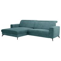 Sit & More ROHOVÁ SEDAČKA, textil, petrolejová