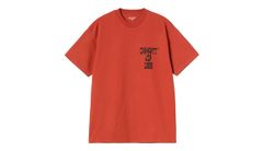 Carhartt WIP S/S Blocks T-Shirt Pánske - Tričká Carhartt WIP - Oranžová - I036231_3IX_XX-L - Size: L