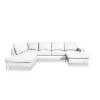 MID.YOU SEDACIA SÚPRAVA, koža, biela