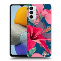 Silikónový prehľadný obal pre Samsung Galaxy M23 5G - Hibiscus