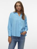 Vero Moda Queeny Bluse Blau