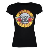 Koszulka metal damskie Guns N' Roses - Logo Skinny - ROCK OFF - GNRTS03LB XXL