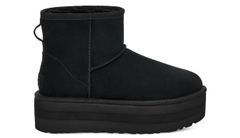 UGG Women's Classic Mini Platform Dámske - Topánky UGG - Čierna - 1134991-BLK-7 - Size: 7