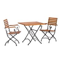 Gardenson ZOSTAVA ZÁHRADNÉHO NÁBYTKU drevo, kov