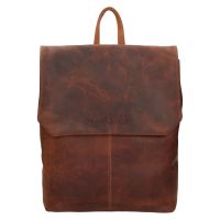 Greenwood Marta vintage női bőr hátizsák - világosbarna