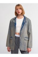 Dilvin 65337 Snow Wash Denim Jacket-Tint