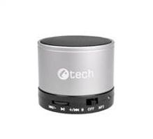 C-TECH repro SPK-04S, bluetooth, stříbrné