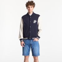 Bluza Tommy Hilfiger Script Colorblock Bomber Navy L