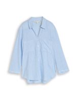 TOM TAILOR Bluza  svijetloplava / bijela