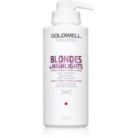 Goldwell Dualsenses Blondes & Highlights regeneracijska maska za nevtralizacijo rumenih odtenkov 500 ml