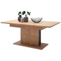 MID.YOU JEDÁLENSKÝ STÔL, antracitová, dub bianco, 180-280/100/78 cm