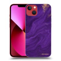 Silikónový prehľadný obal pre Apple iPhone 13 - Purple