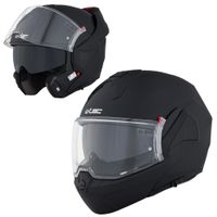 Překlopná moto přilba W-TEC Sabron P/J Black Matt XXL (63)