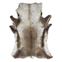 IMITACE SOBÍ KOŽEŠINY, 115/90 cm, béžová