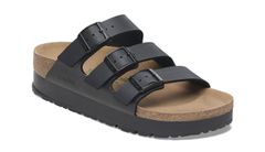 Birkenstock Florida III PAP Flex Platform Birko-Flor Narrow Fit Ženy - Sandály Birkenstock - Černá - B1029737-5 - Size: 5