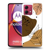 Silikónový čierny obal pre Motorola Moto G84 5G - Boho style