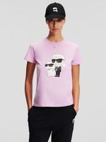 Karl Lagerfeld Ikonik 2.0 Tricou Roz