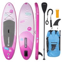 Paddleboard s příslušenstvím inSPORTline Wavelet 9'6" • 260l • do 80kg růžová