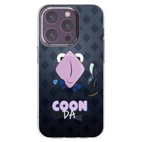 Silikónový prehľadný obal pre Apple iPhone 14 Pro - COONDA holátko - tmavá