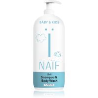 Naif Baby & Kids 2-in-1 Reinigungsgel und Shampoo für Kinder Nicht parfümiert 500 ml