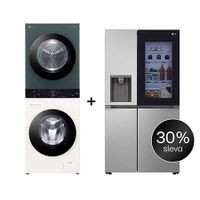 SET - LG WashTower WT1210EGF + Chladnička InstaView™ GSGV80PYLD