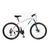 Horské kolo Olpran CANIS 27,5" 18" (160-175 cm) bílá/tmavá petrolejová/tmavě červená
