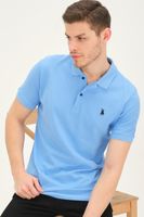 Herren-Poloshirt dewberry