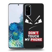 Silikónový čierny obal pre Samsung Galaxy S20 G980F - Evil Eye - Transparent