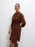 Mohito - Velvetist minikleit - pruun