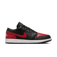Air Jordan 1 Low "Bred" - Pánske - Tenisky Jordan - Čierne - 553558-067 - Veľkosť: 40