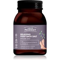 Green Pharmacy Foot Care Relaxing Foot Bath Salt розслаблююча сіль для ванни для ніг 400 гр