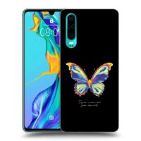 Silikónový čierny obal pre Huawei P30 - Diamanty Black