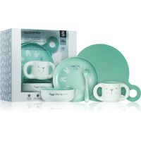 Suavinex Hygge Toddler Feeding Set набір посуду для дітей 6 m+ Green 5 кс