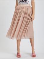 Orsay Light Pink Women's Pleated Skirt - Women's